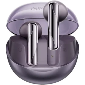 QCY T32 AilyBuds Clear fialová / Bezdrôtové slúchadlá / TWS / ANC / mikrofón / Bluetooth 5.3 / IPX5 / s dobíjacím boxom (T32 purple)