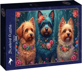 BlueBird Puzzle Psie trio