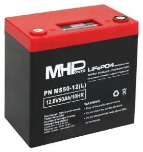 Carspa MHPower MS50-12(L) / LiFePO4 batérie / 12V / 50Ah / IP55 (MS50-12(L))