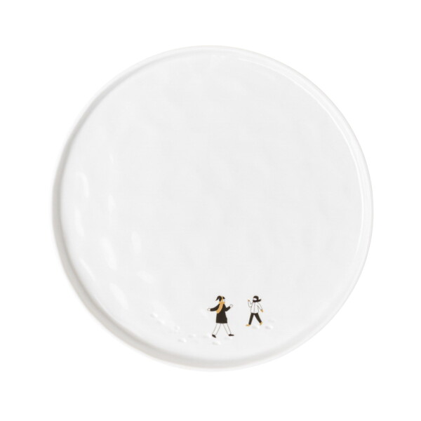 Räder Porcelánový tanier Snowball Fight 22 cm