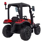 Mamido Detský elektrický traktor BLAST s prívesom 2x200W červený