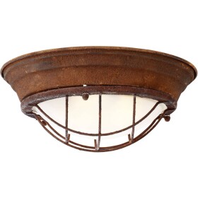 Brilliant 94492/60 Typhoon stropné svetlo LED E27 80 W hrdzavá, biela; 94492/60