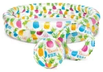 INTEX Nafukovací bazénový set Hawaii / 132 x 28 cm / 3 vzduchové komory / plávací kruh + lopta 51 cm (205946)