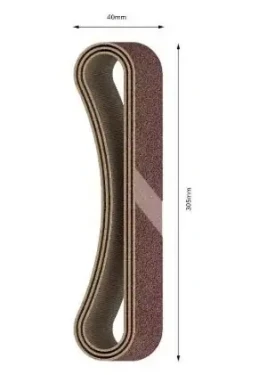 BOSCH X440 / Brúsny pás na drevo / Zrnitosť P180 / 40x305 mm / 3 ks (2608606209)