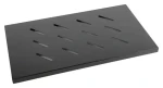 Lanberg AK-1002-B čierna / Pevná polica do racku / 19" / 1U / 465×315 mm / nosnosť 120 kg (AK-1002-B)