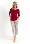 Pyžamo Cana 487 3/4 S-XL víno M