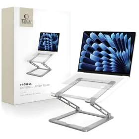 Tech-Protect ULS400 šedá / Stojan pre notebook / skladací / nastaviteľný / do 17"