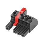 Weidmüller zásuvkové púzdro na kábel BV/SV Počet pólov 4 Raster (rozteč): 7.62 mm 1156750000 32 ks; 1156750000
