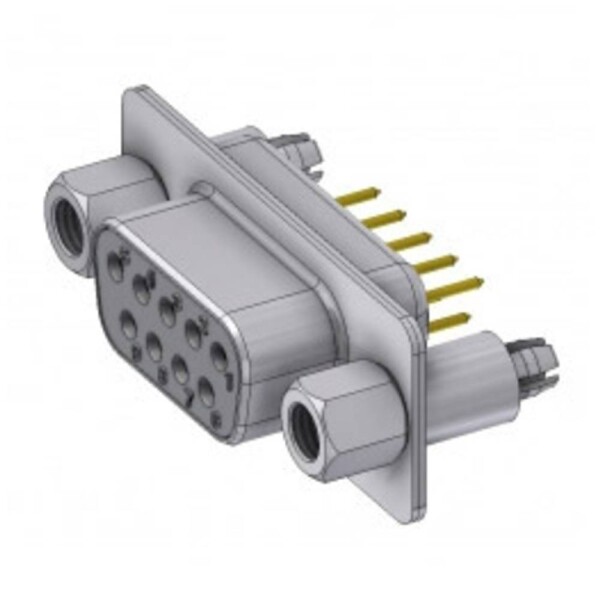 Deltron Connectors DTS09SY/2M86UNB5 D-SUB zásuvka 180 ° Pólov: 9 spájkovaný konektor, piny 1 ks; DTS09SY/2M86UNB5
