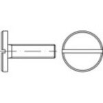 TOOLCRAFT 119027 skrutky s plochou hlavou M4 10 mm drážka DIN 923 ocel glavanizované zinkom 100 ks; 119027