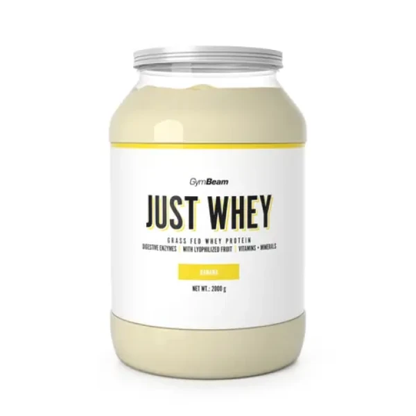 Just Whey Grass-Fed Proteín - GymBeam (banán, 2000 g) (28324-14-2000g-banana)