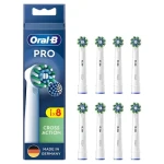 Oral-B Pro Cross Action biela / Náhradná hlavica kefky / 8 ks (8006540860472)