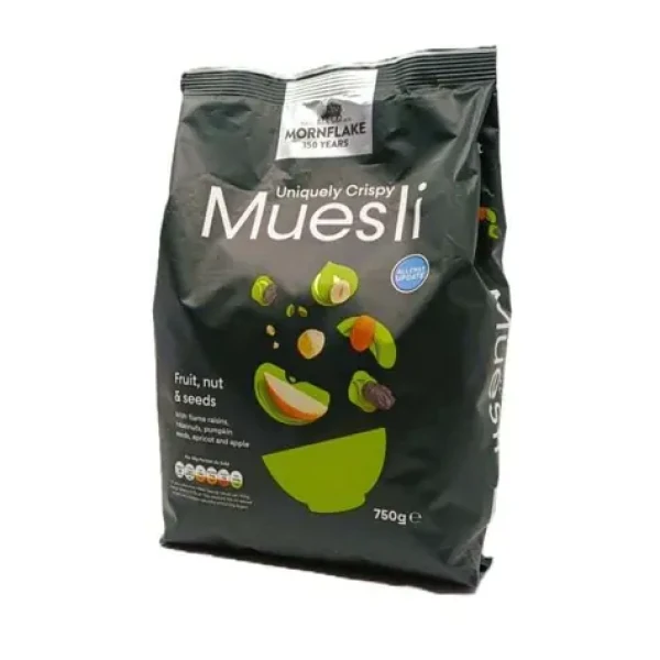 Křupavé Müsli Ovocie, Orechy Semienka 750g - Mornflake (750 g) (36643-1-750 g)