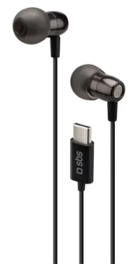 SBS Metal Pro 2.0 čierna / Slúchadlá / USB-C (TEINEARTYCMETK)