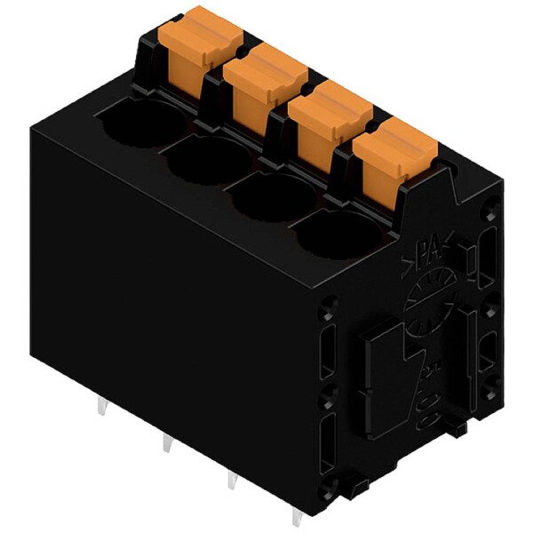 Weidmüller 1427310000 skrutkovacia svorka 2.5 mm² Pólov 4 čierna 70 ks; 1427310000