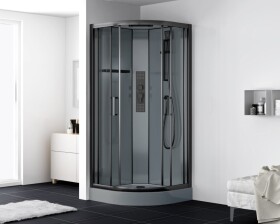 Sprchový box štvrťkruh 90x90 cm SAT SATBOXS90CT SATBOXS90CT