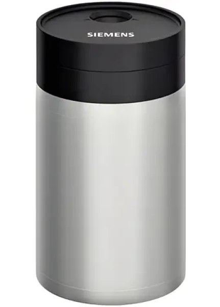 Siemens TZ80009N strieborno-čierna / Nádoba na mlieko / freshLock / 0,5 l / kov (TZ80009N)