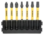 DeWalt sada predĺžených bitov PZ+T 7 ks / Sada bitov / 57 mm / PZ1, PZ2, T15, T20, T25, T30 (DT70823)