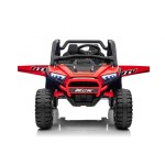 Mamido Mamido Elektrické autíčko Buggy UTV KCK 4x4 červené 24V | 800W | 50 kg | EVA | LED | 2,4 Ghz | ECO koža