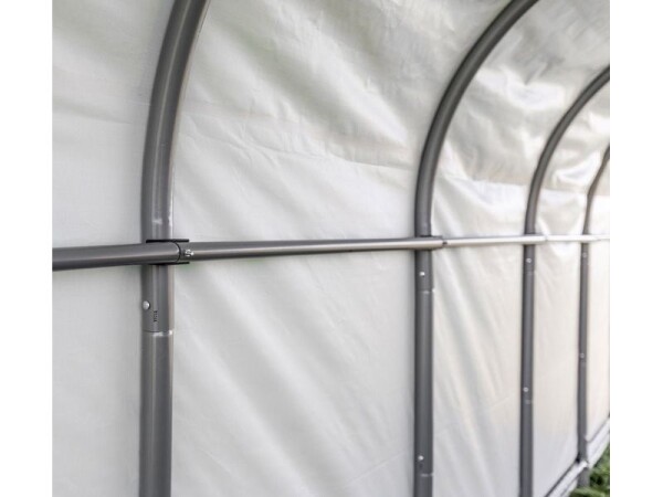 Plachtový prístrešok – ShelterLogic Run-In-Shed 6,7 × 6,1 m zelený