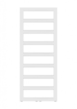 HOPA - Kúpeľňový radiátor GLASGOW biela farba - Farba - Biela, Rozmer radiátora - 600 × 1250 mm, výkon 604 W, Typ pripojenia - Stredové 50 mm RADGLA601335SP