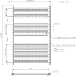 NOVASERVIS - Vykurovacie teleso rovné - biele 600/900/R,1