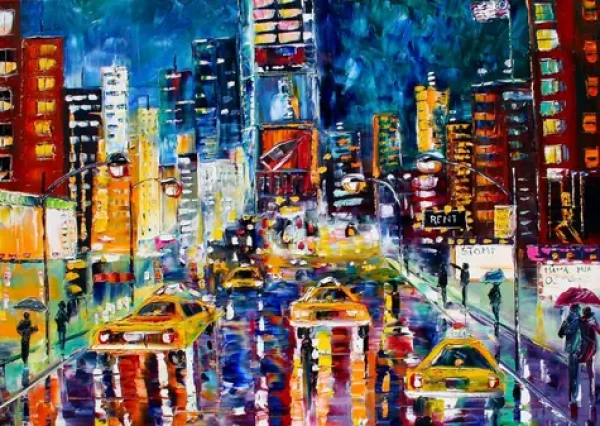 ENJOY Puzzle Svetlá New Yorku