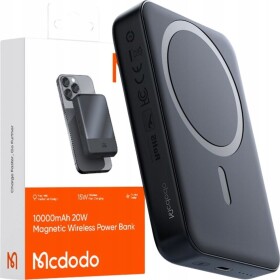 Mcdodo Power Bank magnetický Mcdodo MC-4261 10000mAh, 20W (Čierny)