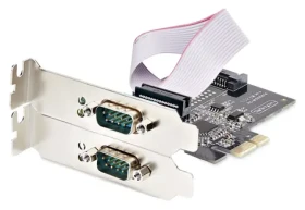 StarTech PCIe karta 2x sériový RS-232 / Radič / PCIe / 2 porty / čierna (2S232422485-PC-CARD)