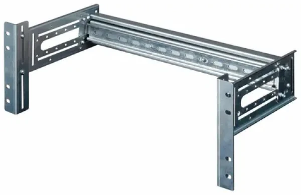 Equip DIN lišta pre 19" rack RAL7035 šedá / Modul DIN lišty / 2U / 485 mm (EZR-DIN-4)