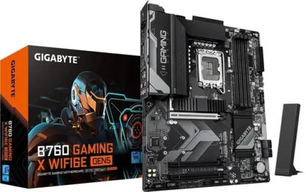 GIGABYTE B760 GAMING X WIFI6E GEN5 / B760 / LGA1700 / 4xDDR5 / 4xSATA III / USB / 1xPCIE x16 / 1x2.5GLAN / 3xM.2 / ATX (B760 G X WF6E GEN5)