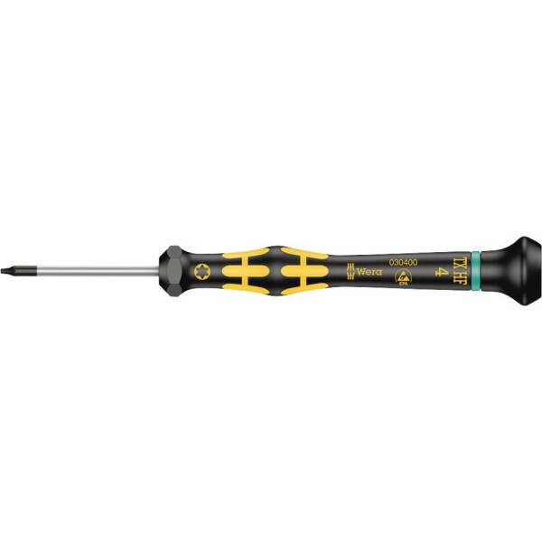 Wera 1567 ESD Micro skrutkovač Torx Veľkosť skrutkovača T 4 Dĺžka drieku: 40 mm; 05030400001