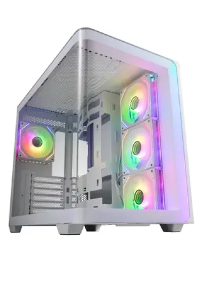 Fortron FSP M580-WA biela / Skriňa / Midi Tower / ATX bez zdroja / 4X ARGB / priehľadná bočnica (POC0000255)
