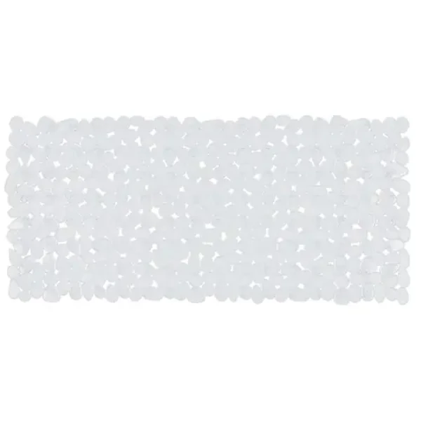 Spirella RIVERSTONE protišmyková podložka do vane priehľadná / PVC / 75 x 36 cm (7610583070722)