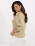 Jumper MI SW 1604.85 zlato jedna velikost