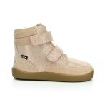 Bundgaard Basil Old Rose Glitter zimní barefoot boty 33 EUR
