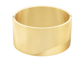 Calvin Klein Pevný pozlátený náramok Minimal Circular Family 35000147