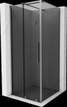 MEXEN/S - Velár sprchovací kút, posuvné dvere 100 x 100, grafit, grafit metal 871-100-100-41-95