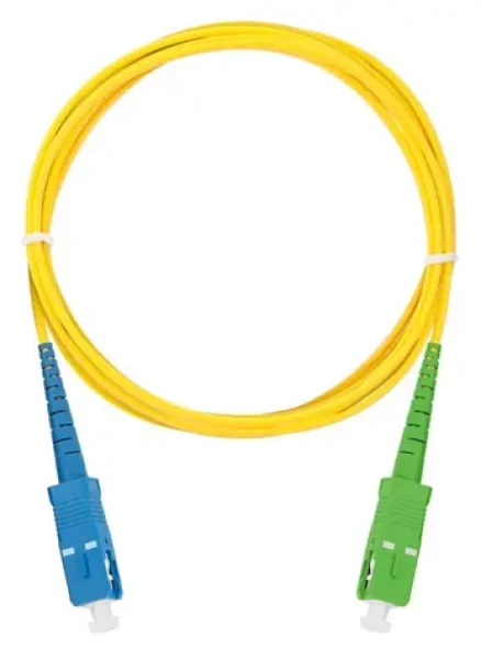 Xtendlan FO patch SC / APC-SC / Optický patch kábel / simplex / 9/125 µm / 3 m / G.652d / LS0H (FOP-SCASC-S-3-9)