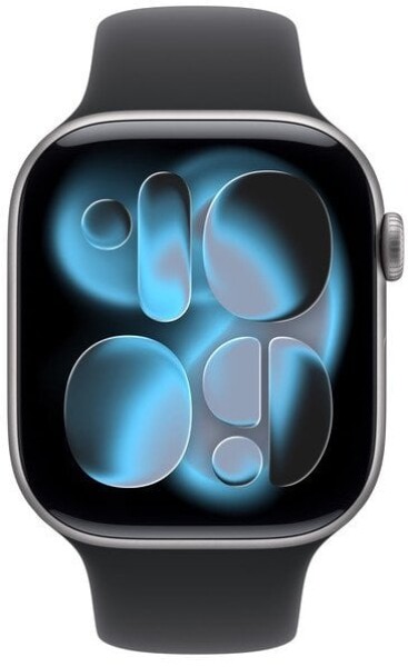 Apple Apple Watch 11 46 mm GPS S/M tumsi peleka - Viedpulkstenis Series 11 GPS MEV04ET/A (195950463033)