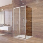 Mereo Lima pevný diel k lietacím, zalamovacím a trojdielnym zasúvacím dverám,100x190 cm, sklo Point CK10532K