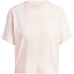 Tričko adidas Essentials 3-Stripes Single Jersey Crop Top W IY4227 L