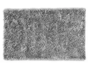 Kúpeľňová predložka Ella 50x80 cm, strieborná%