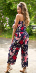 Trendy Summer Off-Shoulder Jumpsuit navy L/XL