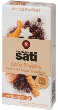 Les Cafés Sati Bredele Nespresso 10 ks / Kapsľová káva (100002128239)
