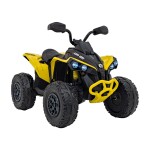 Mamido Detská elektrická štvorkolka Maverick ATV 2x200W žltá