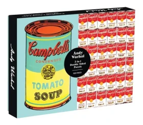 Galison Obojstranné puzzle Andy Warhol Campbell's Soup Cans