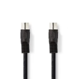 Nedis DIN Audio kábel DIN 5pinová (M) - DIN 5pinová (M) 3.00 m čierna (CAGL20000BK30)