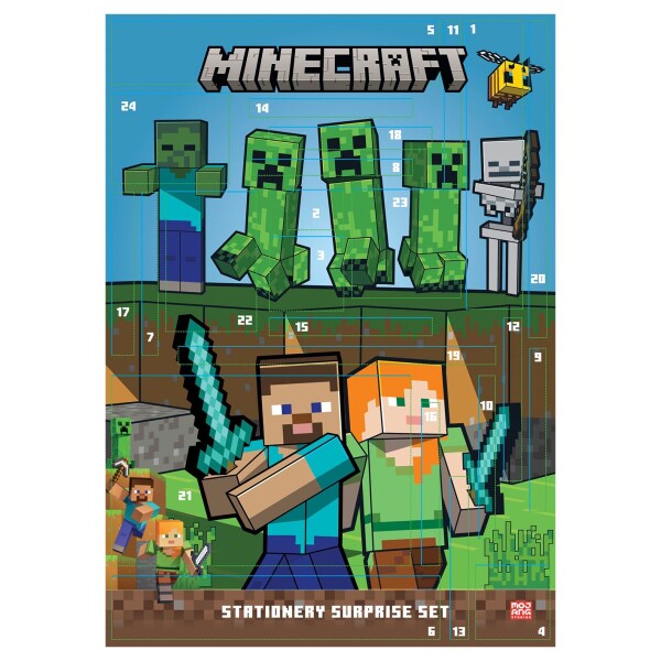 Pyramid International Minecraft Adventný kalendár V2 papierenský