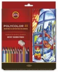 KOH-I-NOOR Umelecké pastelky šesťhranné Polycolor 3836 - 48 ks (3836)